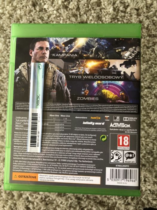 Gra XBOX ONE call of duty infinite wafrare PL wersja po polsku