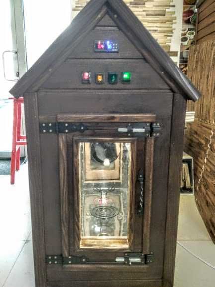 Коптильня Утепленная на 10 кг. с Окном и Вентилятором.