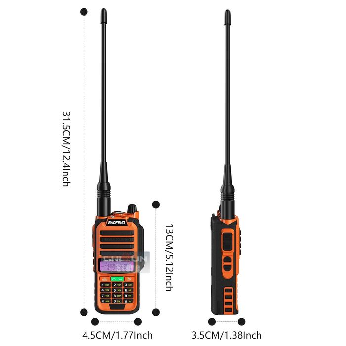 Walkie-Talkie Baofeng UV-68 Pro Max V2 10W IP68 (Novo na Caixa)