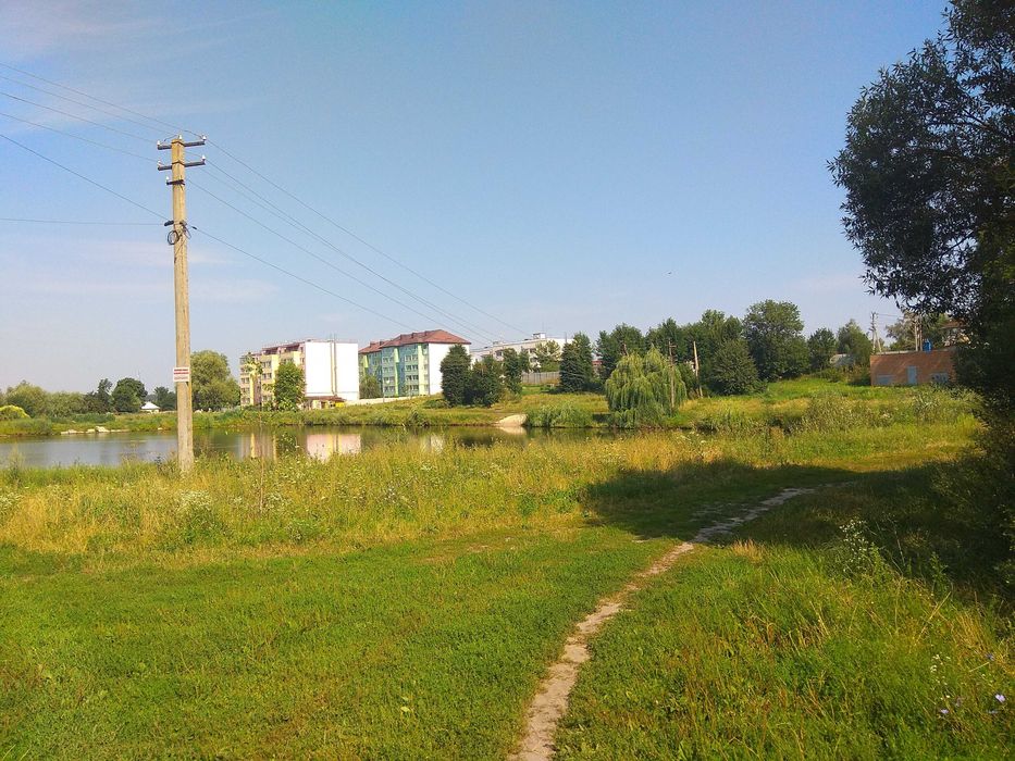 Земельна ділянка 54 сотки в Бузовій поруч зі ставком