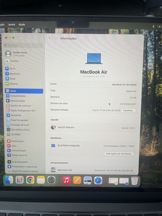 MacBook Air M4 (2025) 24GB RAM / 512GB SSD