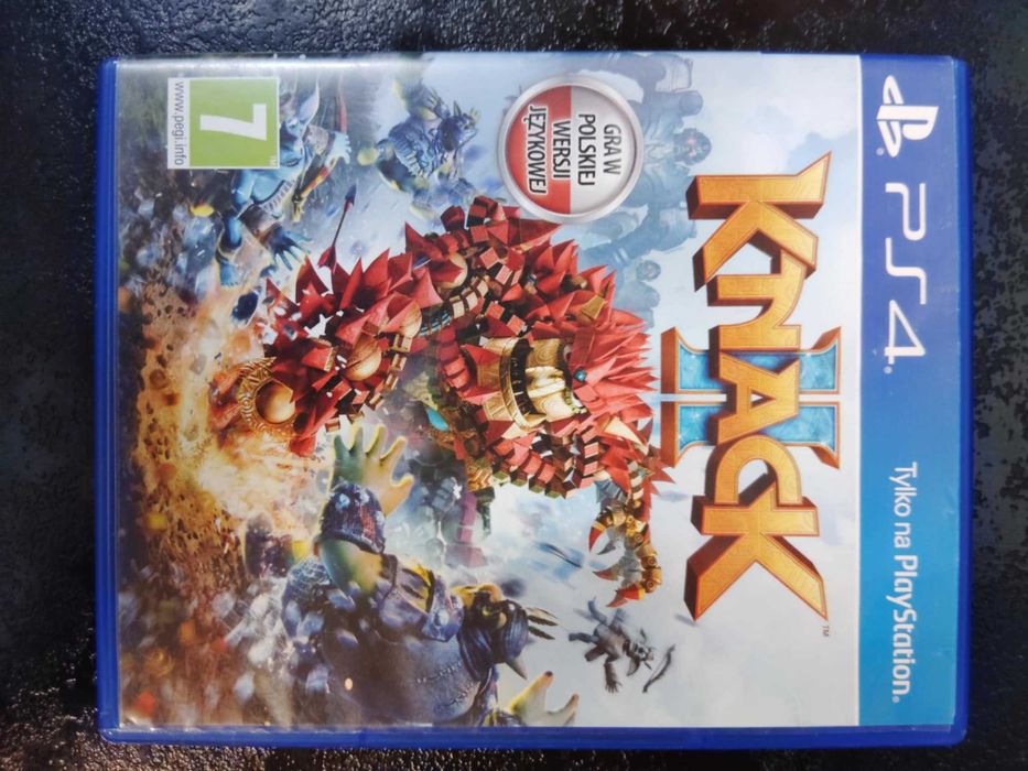 Knack 2 PS4 Mówią po Polsku w grze Polska okładka