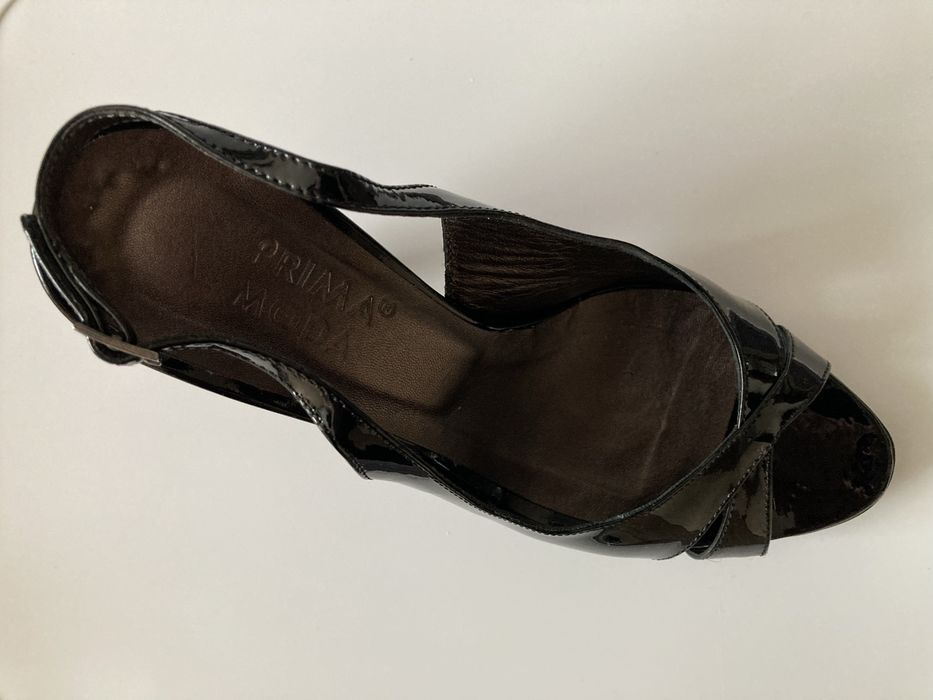 Buty * PRIMA MODA * Rozmiar 38 * DAMSKIE * Czarne * UŻYWANE