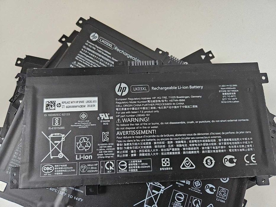 Батарея АКБ HP ENVY X360 15-BP 15M-BQ LK03XL 11.55V 56Wh