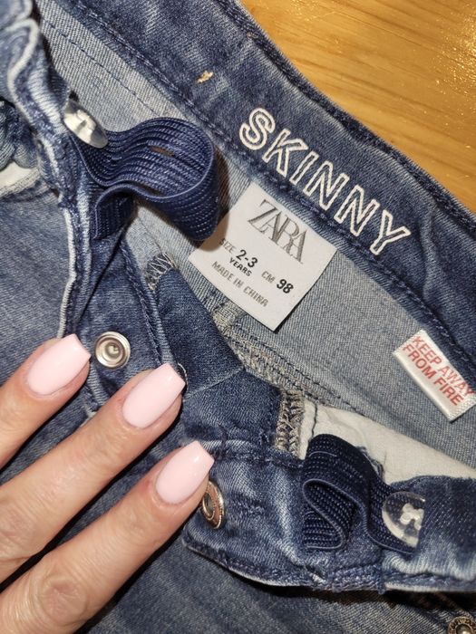 Spodnie rurki jeansy baggy 98 zara Reserved