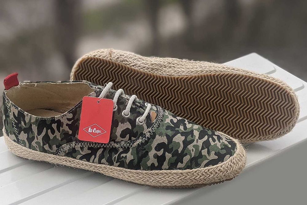 Мокасини Lee Cooper нові лофери еспадрильї мілітарі камуфляж 43,5