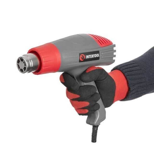 Фен строительный (технический) 2000 Вт. 400-600 °С, intertool DT-2416