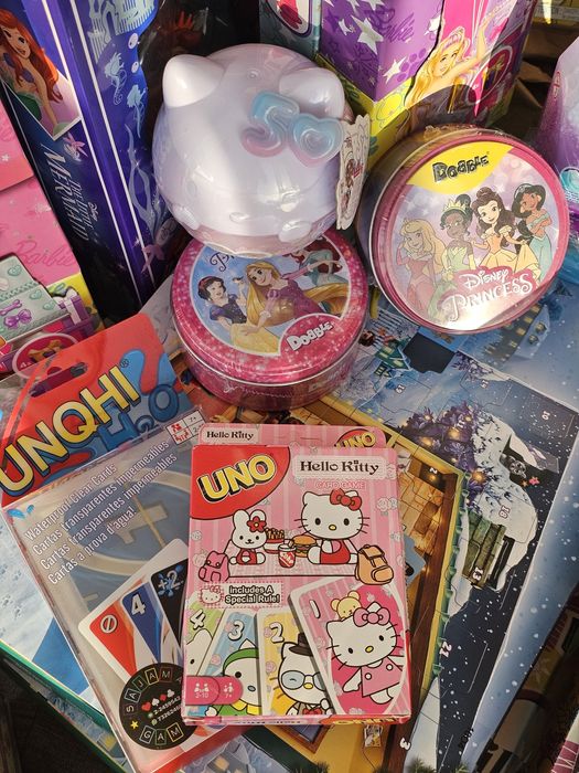 Настільна гра пластикова UNO/Hello Kitty Дуплет/Dobble Princess Disney