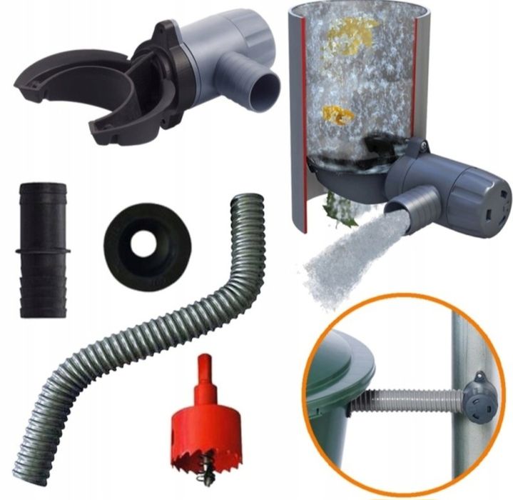 RAPIDO Zestaw do łapania wody deszczowej