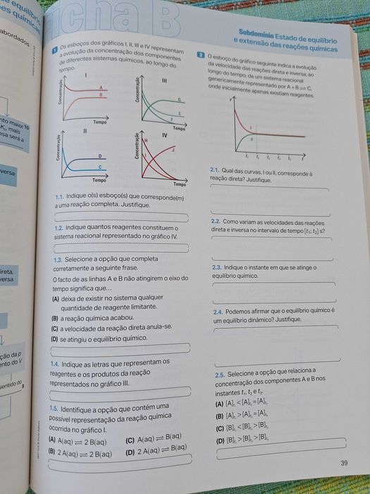 Livro de fichas F.Q. 11° ano