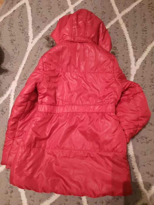 Piękna kurtka dziewczęca zimowa 128 h&m