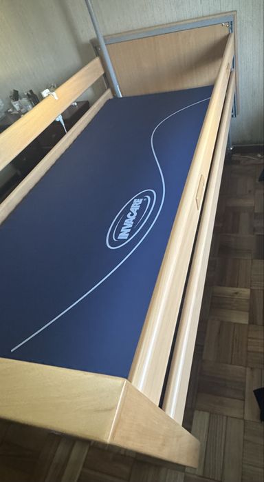 Cama articulada electrica com colchao e sobre colchao