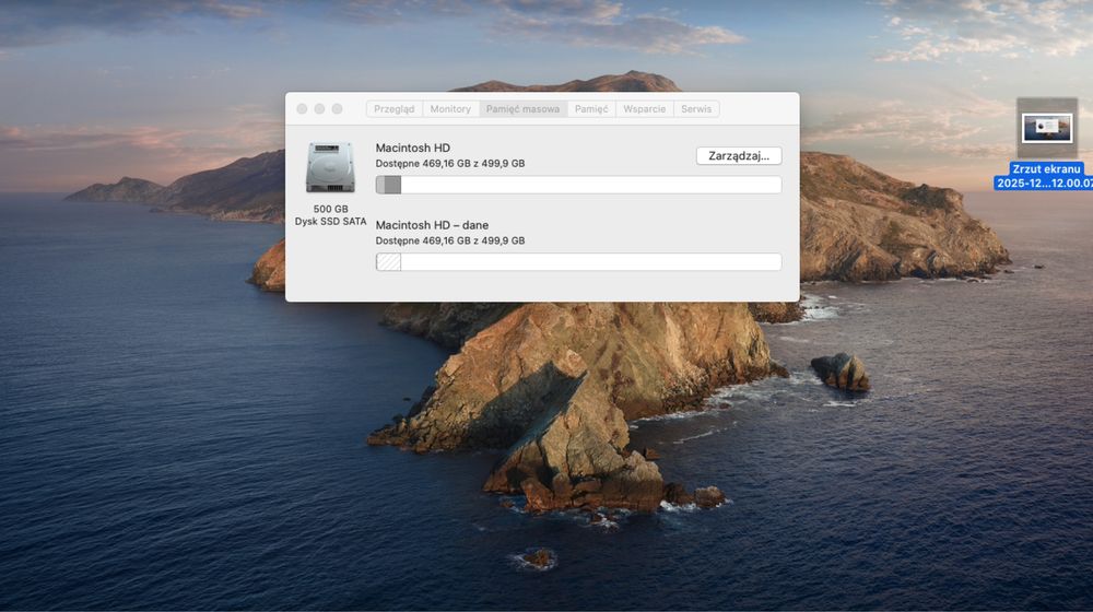 Macbook pro a1278 i7 , 12 GB Ram , 512 SSD sprawny