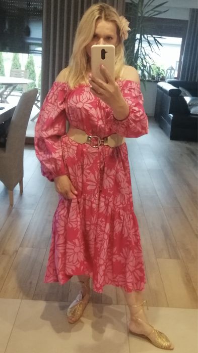 Sukienka bawełna Reserved r S