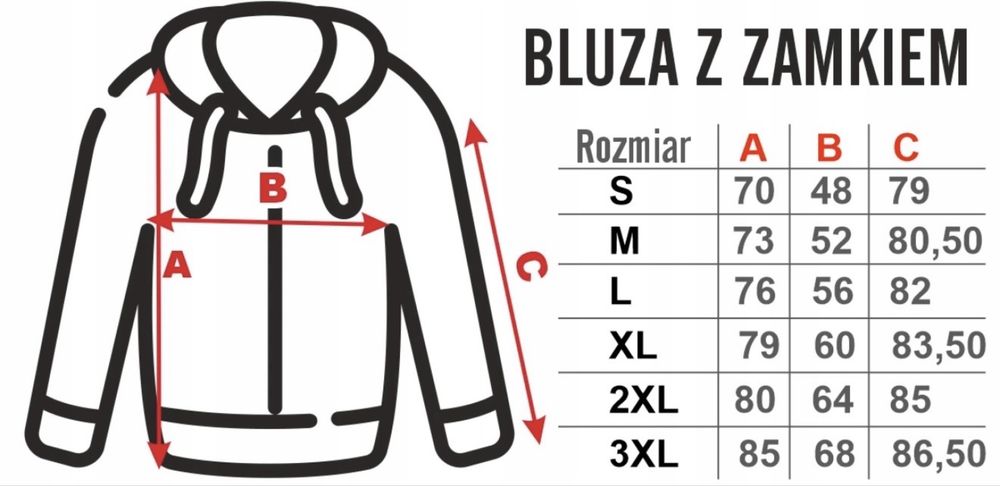 Bluza czerwone fluo RATOWNIK 3Xl