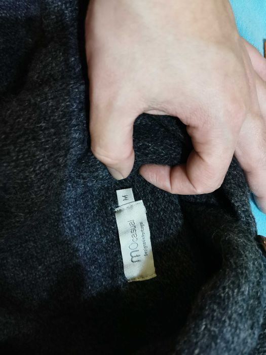 Camisola de lã modalfa preto