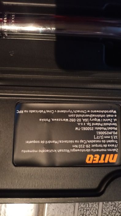 Klucz dynomometryczny