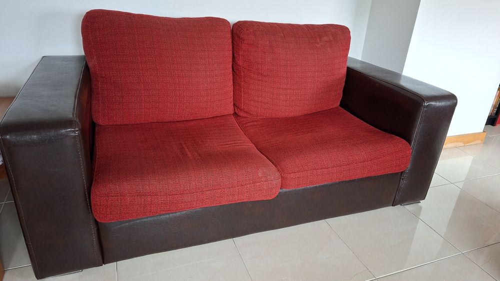 Sofá 2 lugares – conjunto de 2 – bom estado