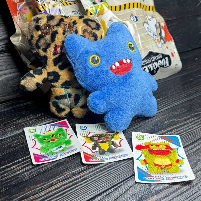 Мини-игрушка Fuggler 8 см — синий леопардовый