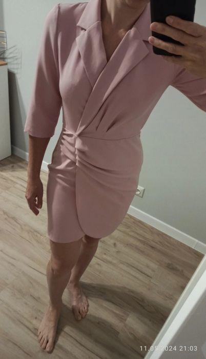 Sukienka garniturowa chrzest wesele komunia rozmiar 36