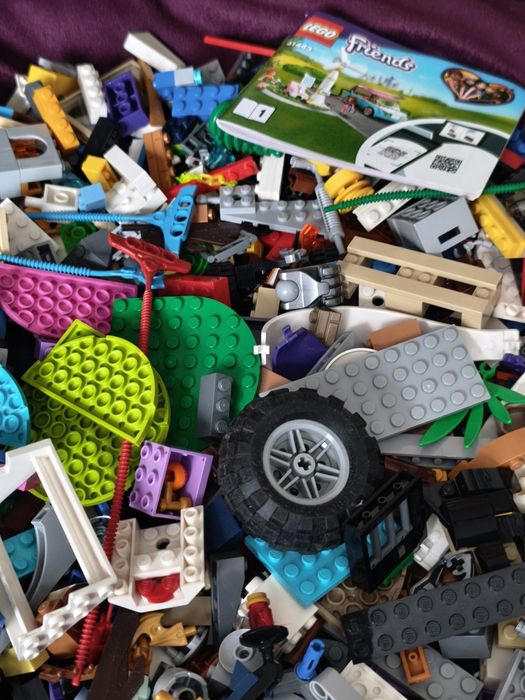 LEGO mix 2,1kg + płytka 48x48