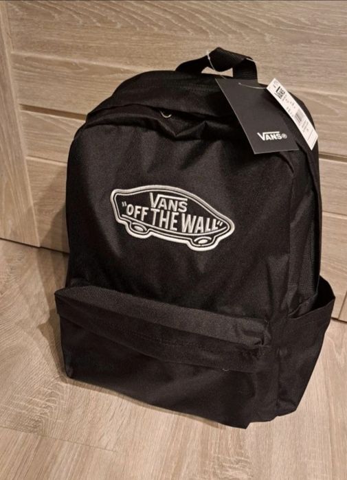 Czarny plecak Vans off the wall