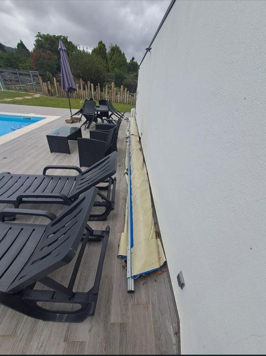 Proteção para piscina