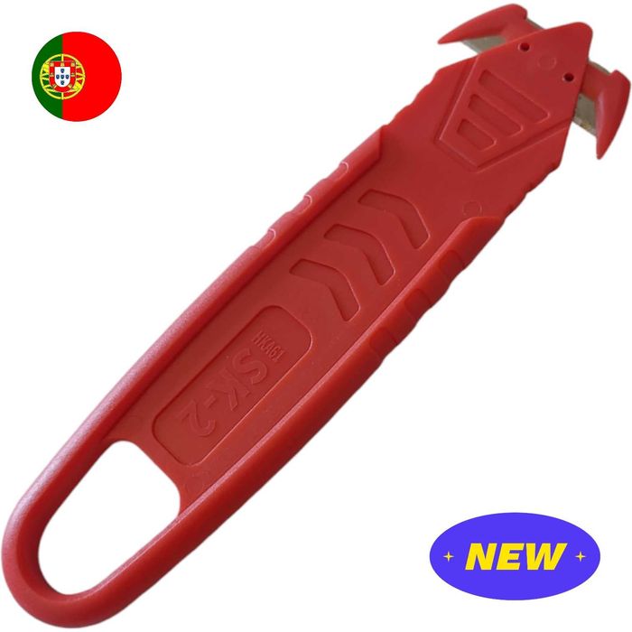 Safety Box Cutter Opener Knife - Retractable Blade, Ergonomic Handle