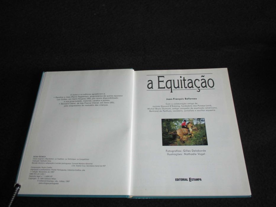 Livro A Equitação Jean-François Ballereau