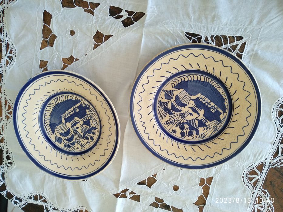 Pratos antigos Cantão Azul
