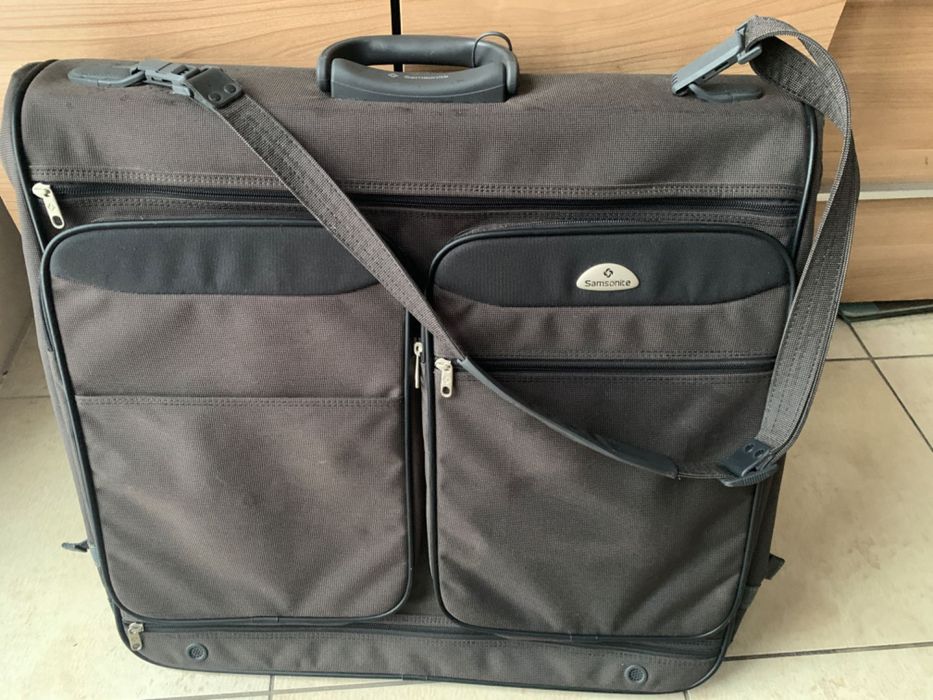 Torba na garnitur pokrowiec frakonosz z SAMSONITE ładny stan Grafit ja