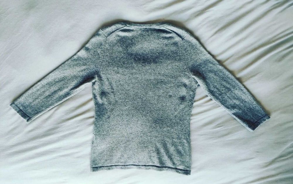 Hobbs Suéter Caxemira Seda Pura Cinza Cashmere Silk Grey Pullover S