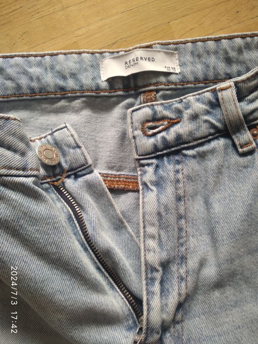 Jeansy damskie Reserved 38 mom fit