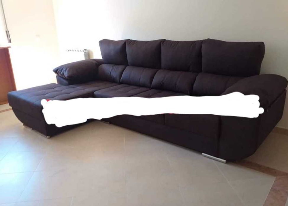 Sofá de 4 lugares c/ Chaise Long