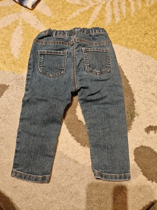 Spodnie H&M jeans 86 chłopięce bdb stan jeansy