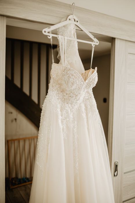 Suknia ślubna z gorsetem