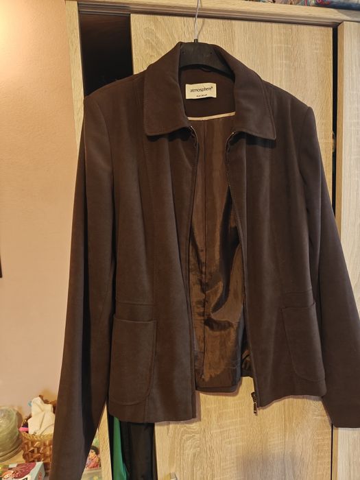 Marynarka na zamek, zamsz, atmosphere rozm. M/38