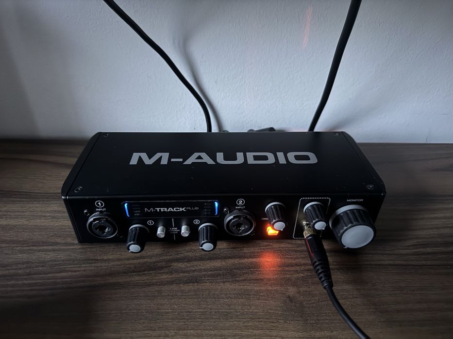 Placa de áudio – M-Audio M-Track Plus