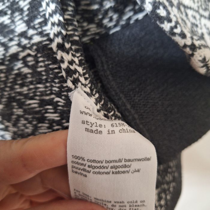 Bawełniany, z kieszeniami, wiązany ,przepiękny sweter Old Molly