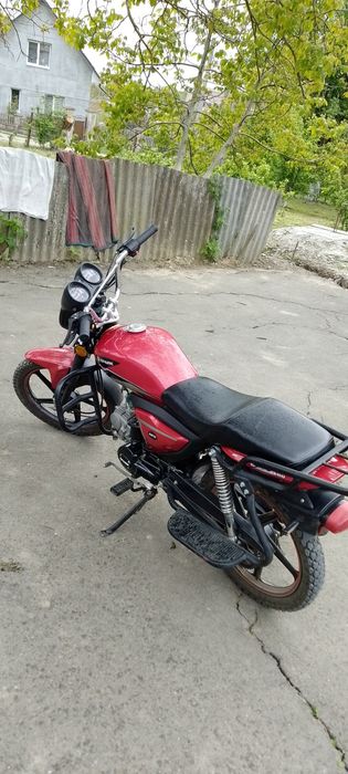 Мотоцикл на ходу