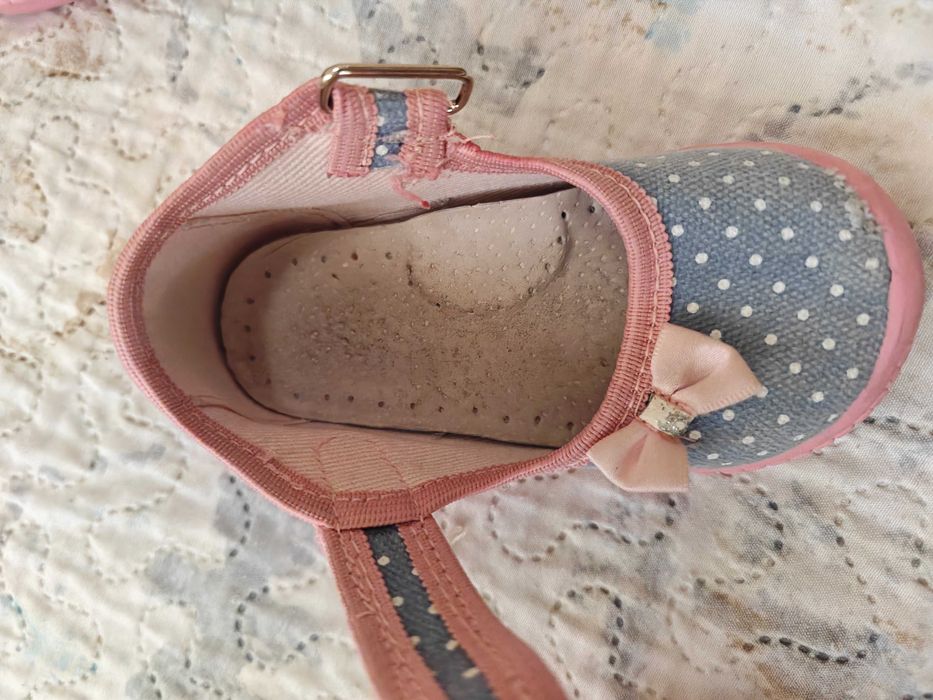 Туфельки текстиль/шкіра 22 розмір