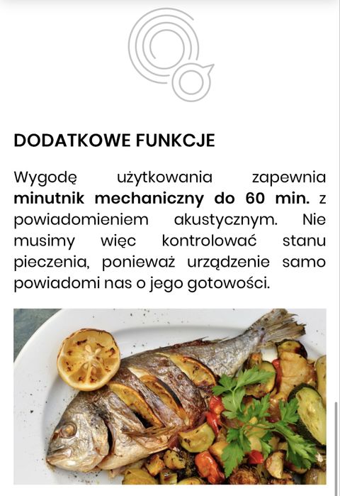 Piekarnik elektryczny MPM MPE-07/T z termoobiegoem, przenośny