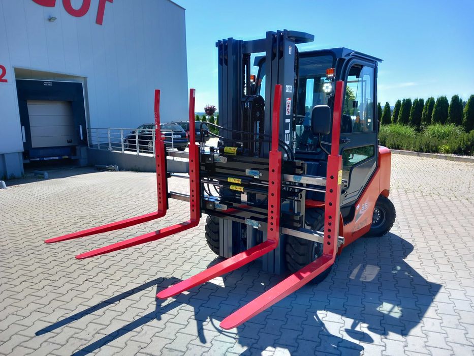 Wózek Widłowy Spalinowy Heli 3,5t Maszt 4,7 Paletyzer Wideł 2024-09