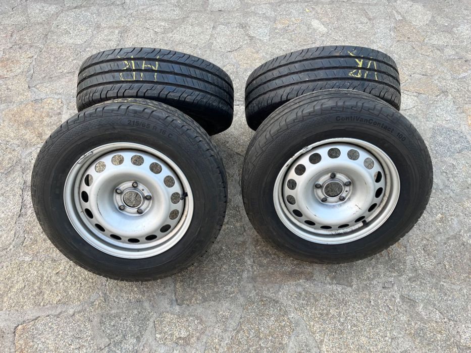 Комплект дисків з резиною на Fiat Scudo r16с, 5/108, Continental