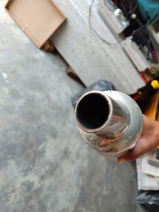 Escape de inox para moto 4