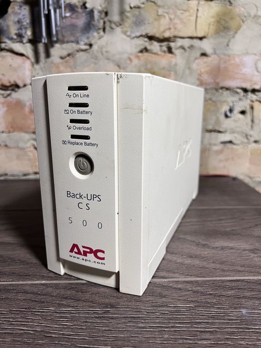 Apc cs 500 безперебійник ups без акумулятора