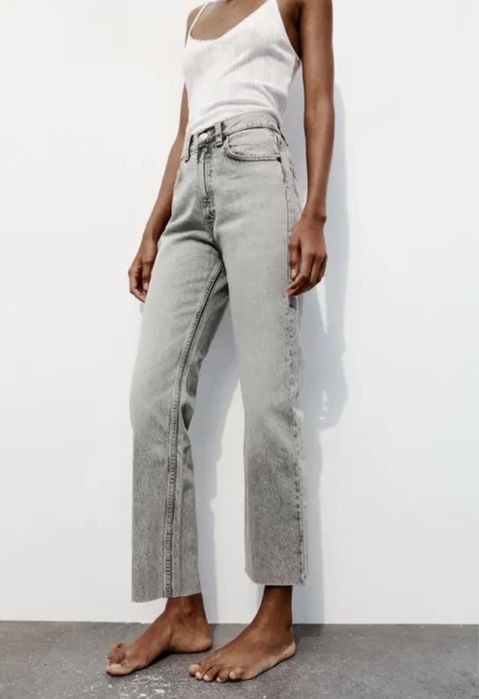 Жіночі джинси zara з високою посадкою 36 р.