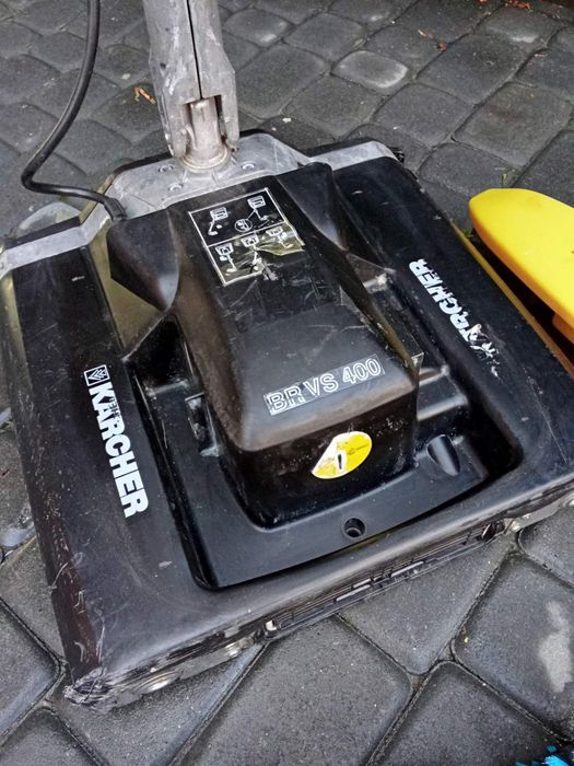 ЯКІСТЬ!! KARCHER Керхер полотер шліфмашина з щітками для чищення підлоги; килимів плитки бетону; Підлогомийна підлогомиюча / миючий моющий пылесос
