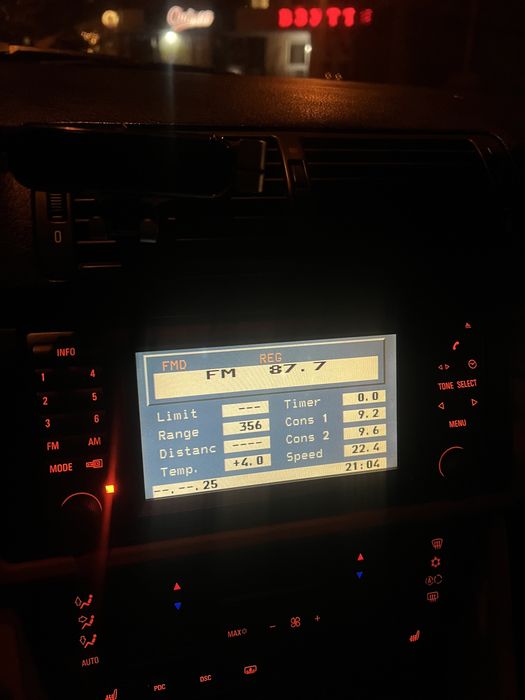 Штатная Магнитолла 16*9 bmw e39