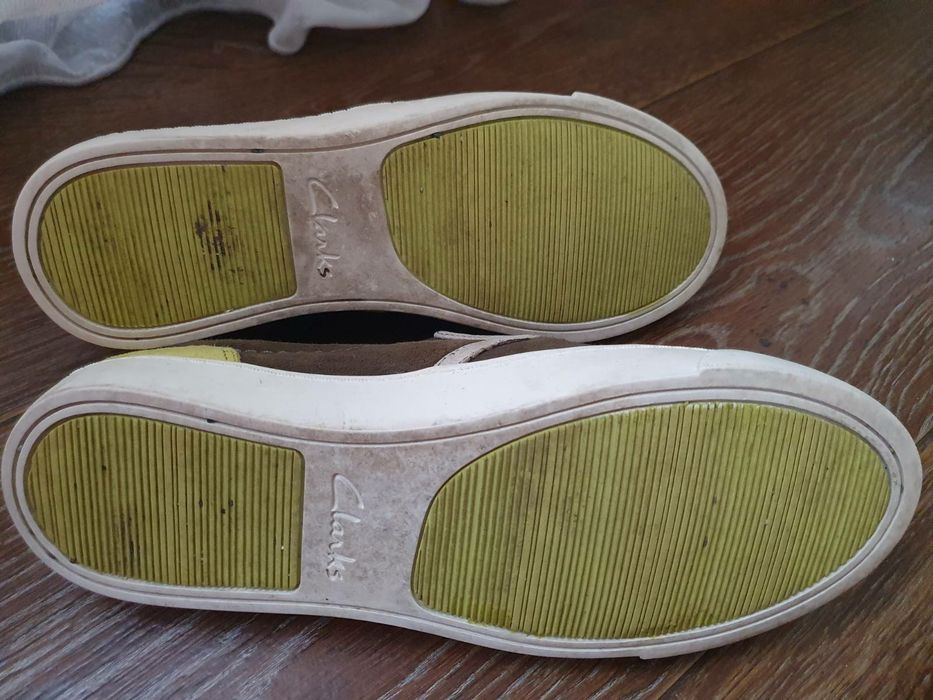 Мокасины слипоны clarks